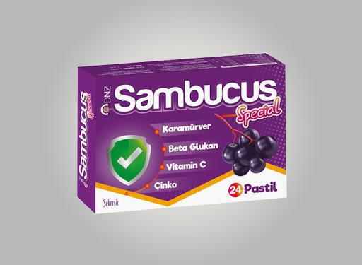 Dnz Sambucus Aromalı Unisex Vitamin 24 Tablet