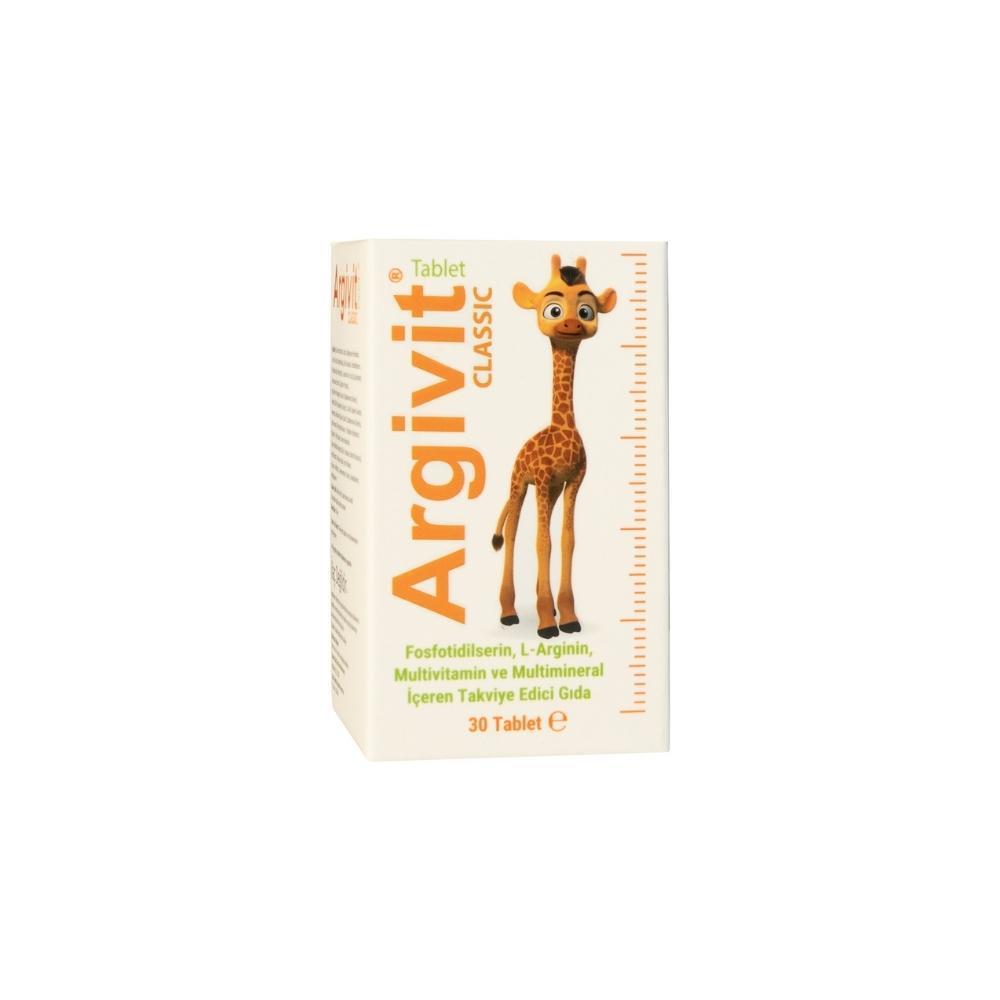 Hekim İlaç Argivit Classic Sade Çocuk Vitamin 30 Kapsül