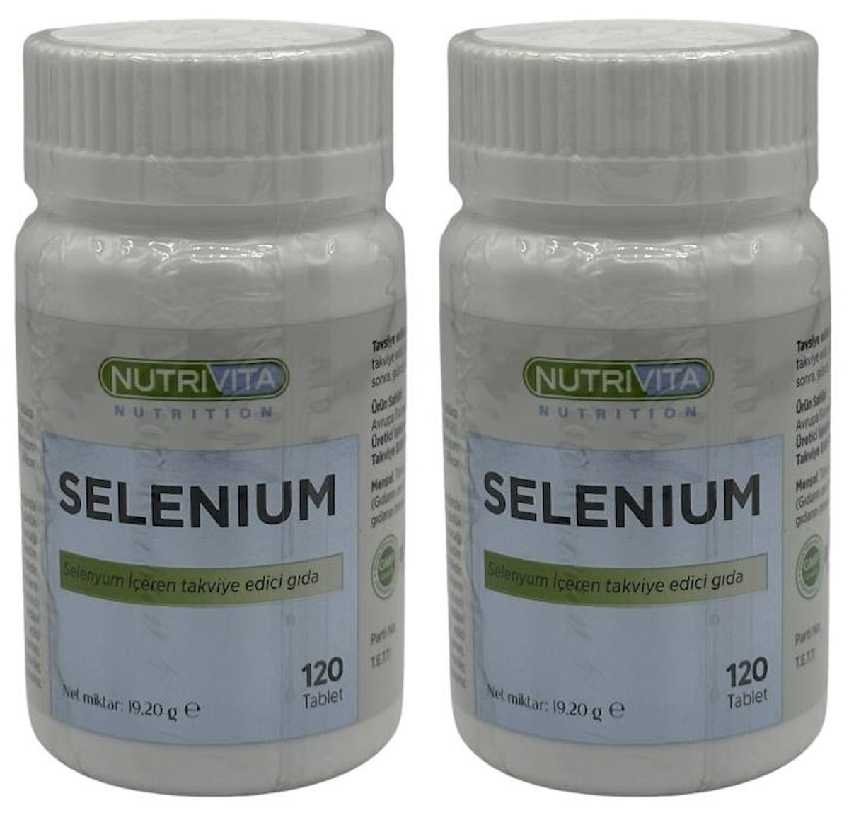Nutrivita Nutrition Selenyum Sade Unisex Vitamin 2x120 Tablet