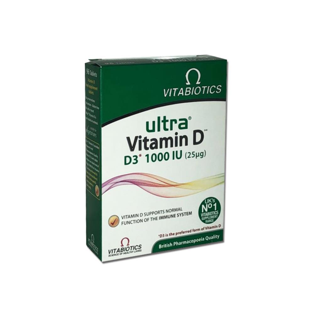Vitabiotics D3 Vitamini Sade Unisex 96 Tablet