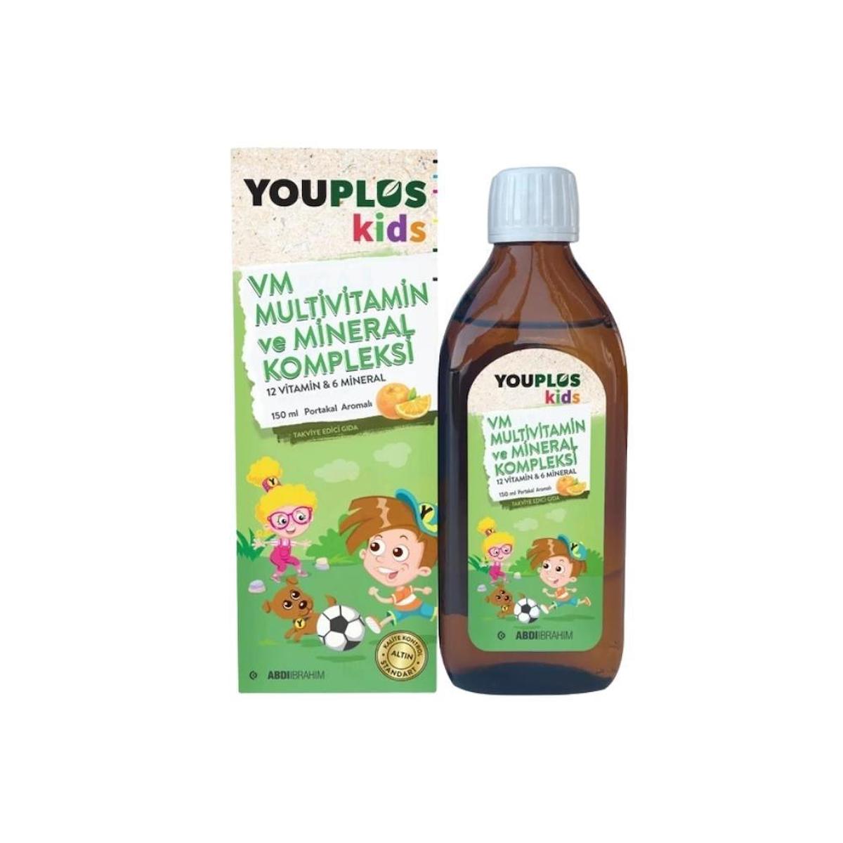 Abdi İbrahim Youplus Aromalı Çocuk Vitamin 150 ml
