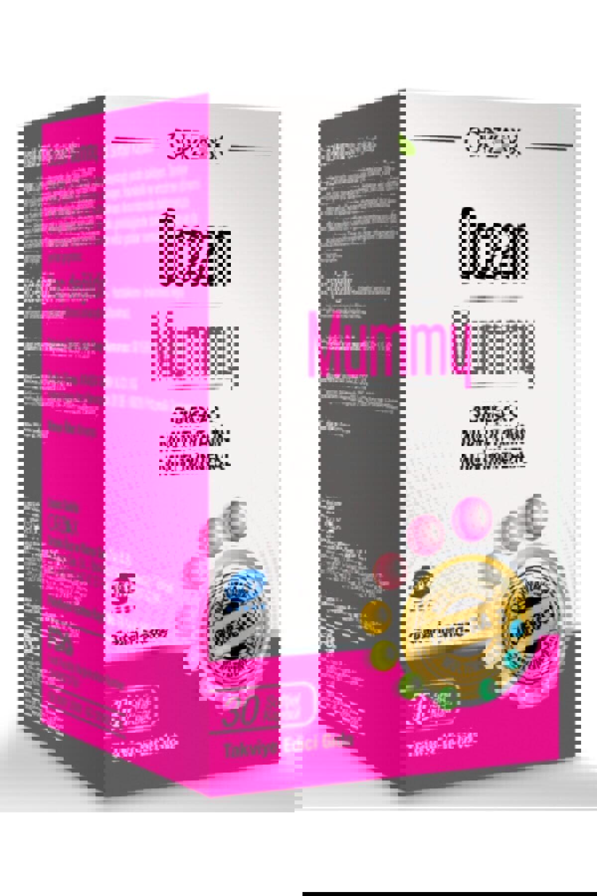 Ocean Orzax Mummy Aromasız Unisex Vitamin 30 Kapsül