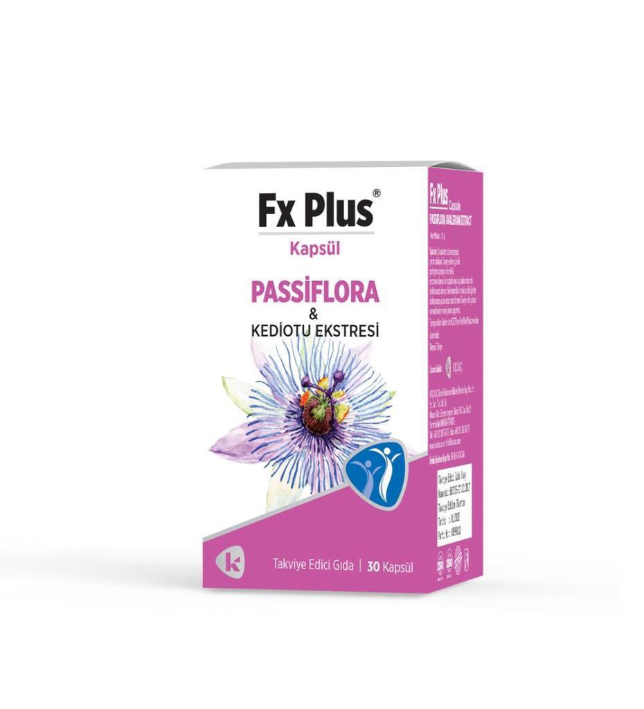 Fx Plus Pasiflora Kediotlu Extresi Sade Unisex Vitamin 30 Kapsül