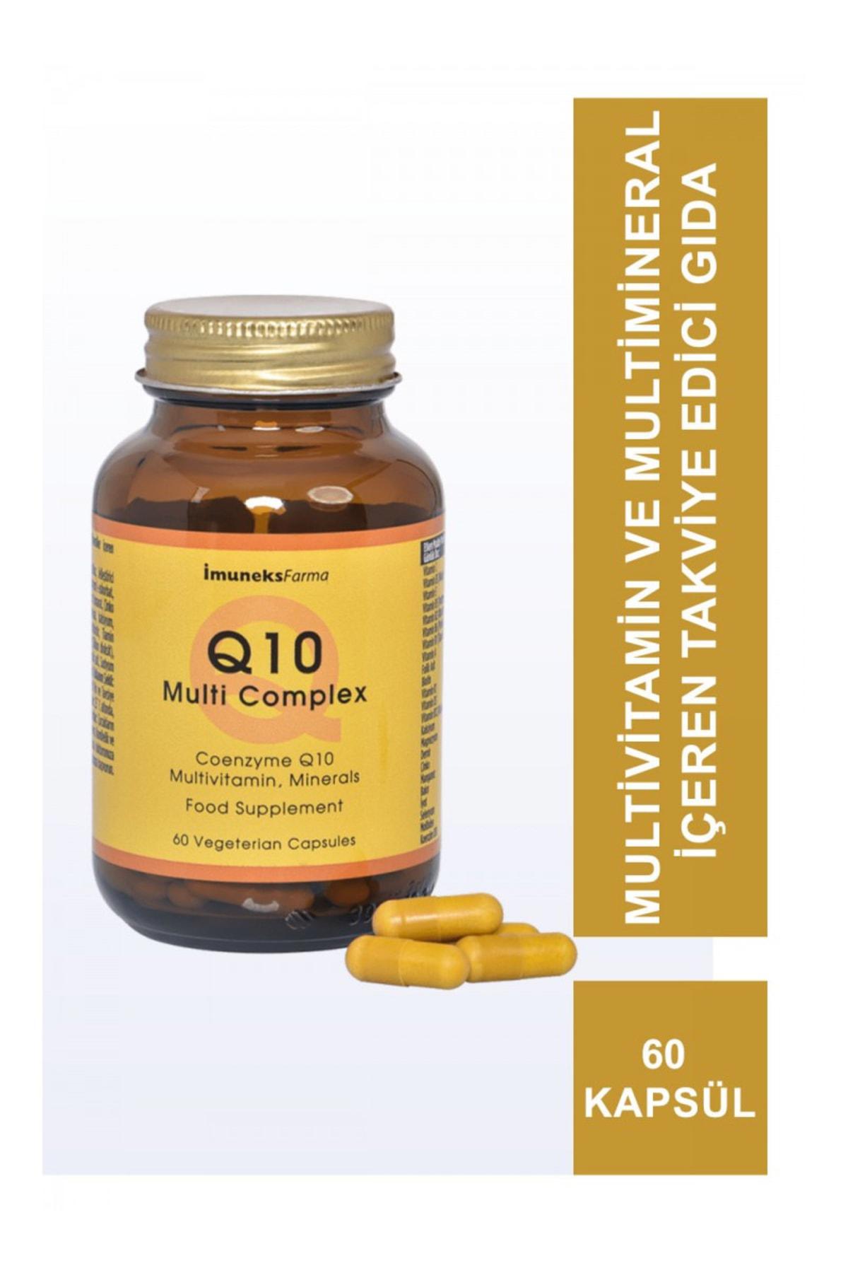 Imuneks Q10 Aromasız Unisex Vitamin 60 Kapsül