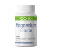 Voonka Magensium Citrate Sade Unisex Vitamin 62 Tablet