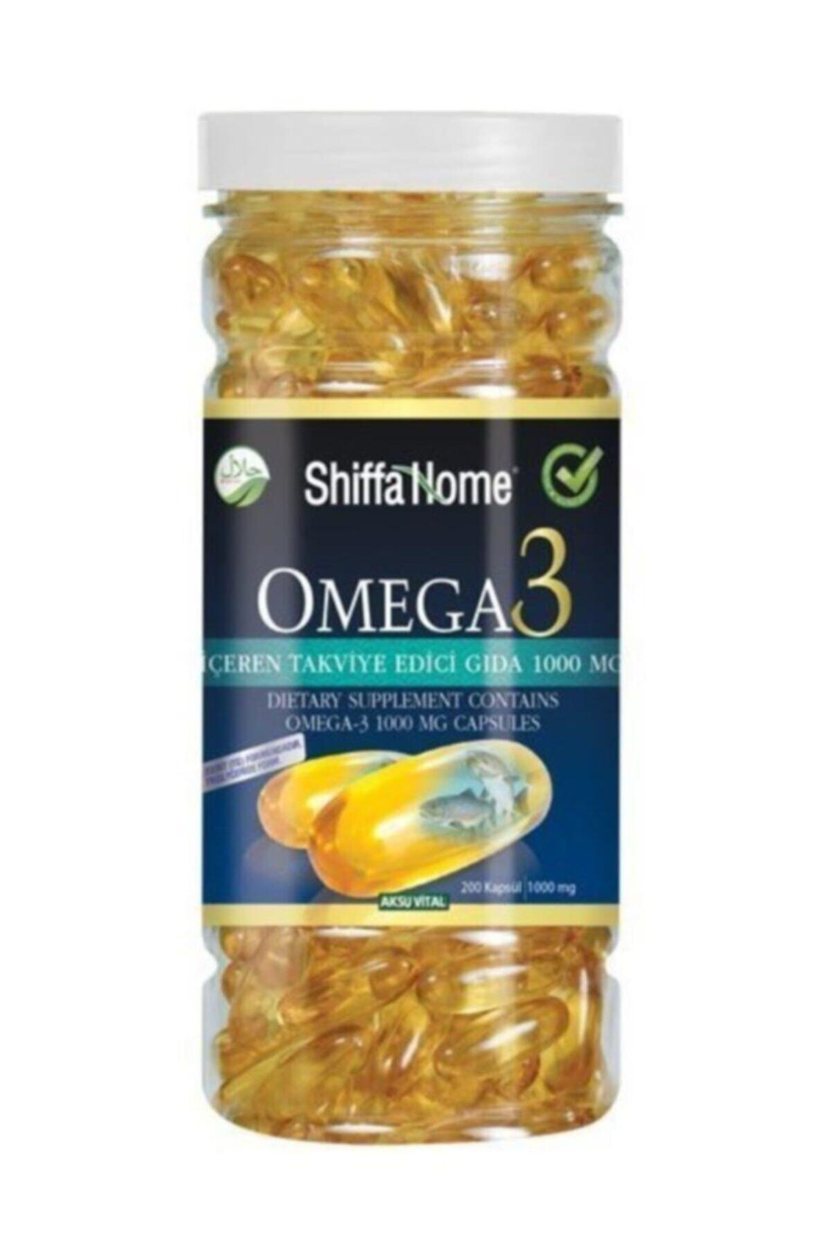 Shiffa Home Omega 3 Sade Unisex Vitamin 200 Kapsül