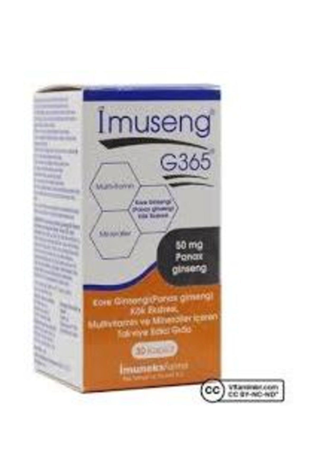 Imuneks Imuseng G365 Aromasız Unisex Vitamin 30 Kapsül