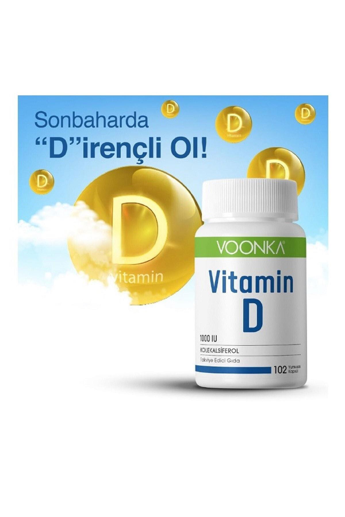 Voonka D Vitamini Aromasız Unisex 102 Kapsül