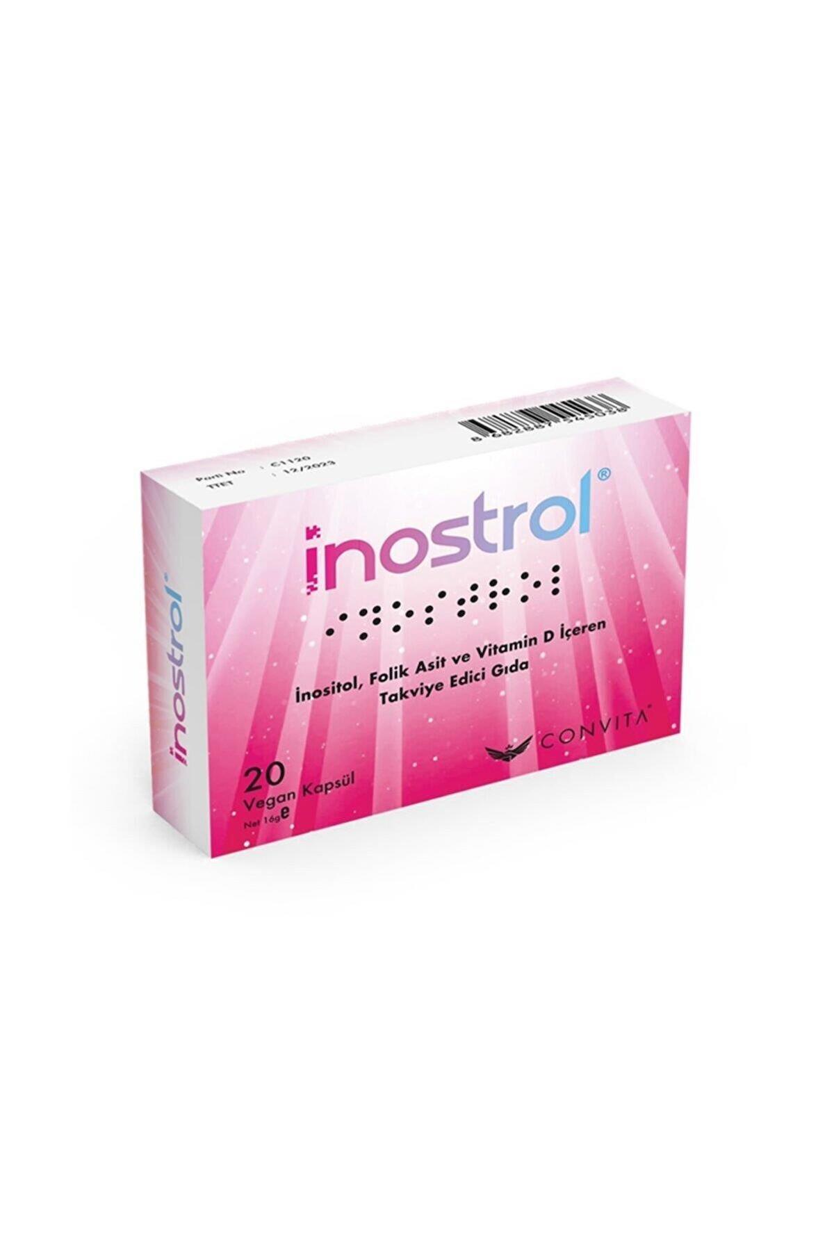 İnostrol Vitamin D Aromasız Kadın 20 Kapsül