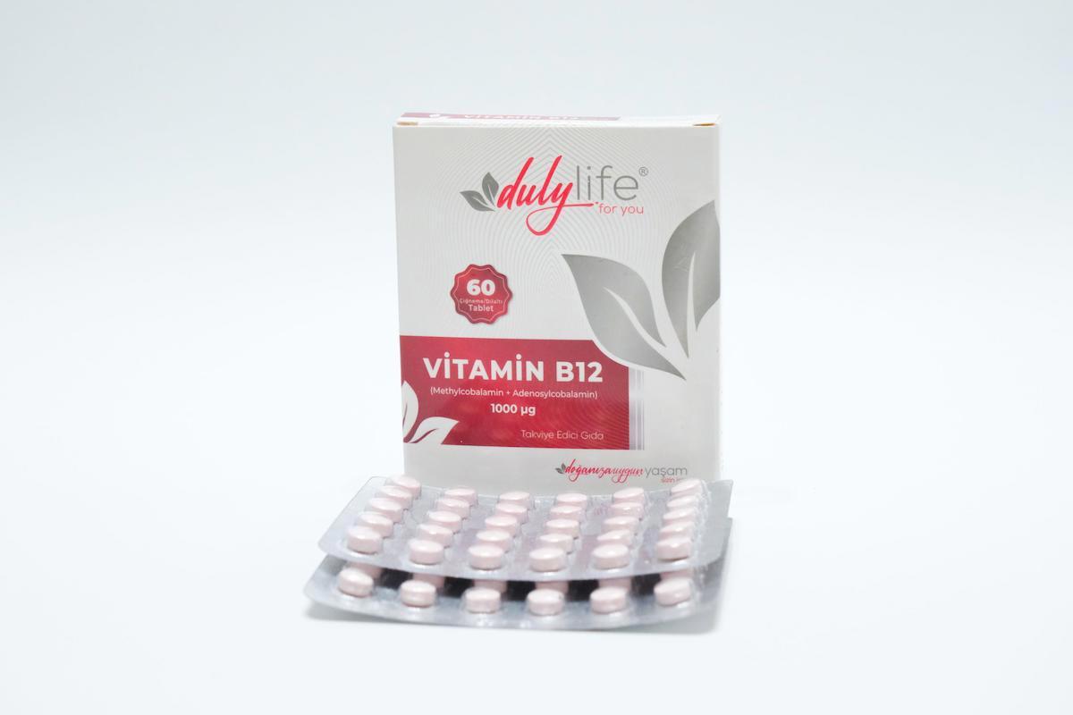 Dulylife Vitamin B12 Sade Unisex 60 Tablet