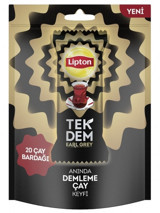 Lipton Tek Dem Earl Grey Dökme Çay 20 Adet