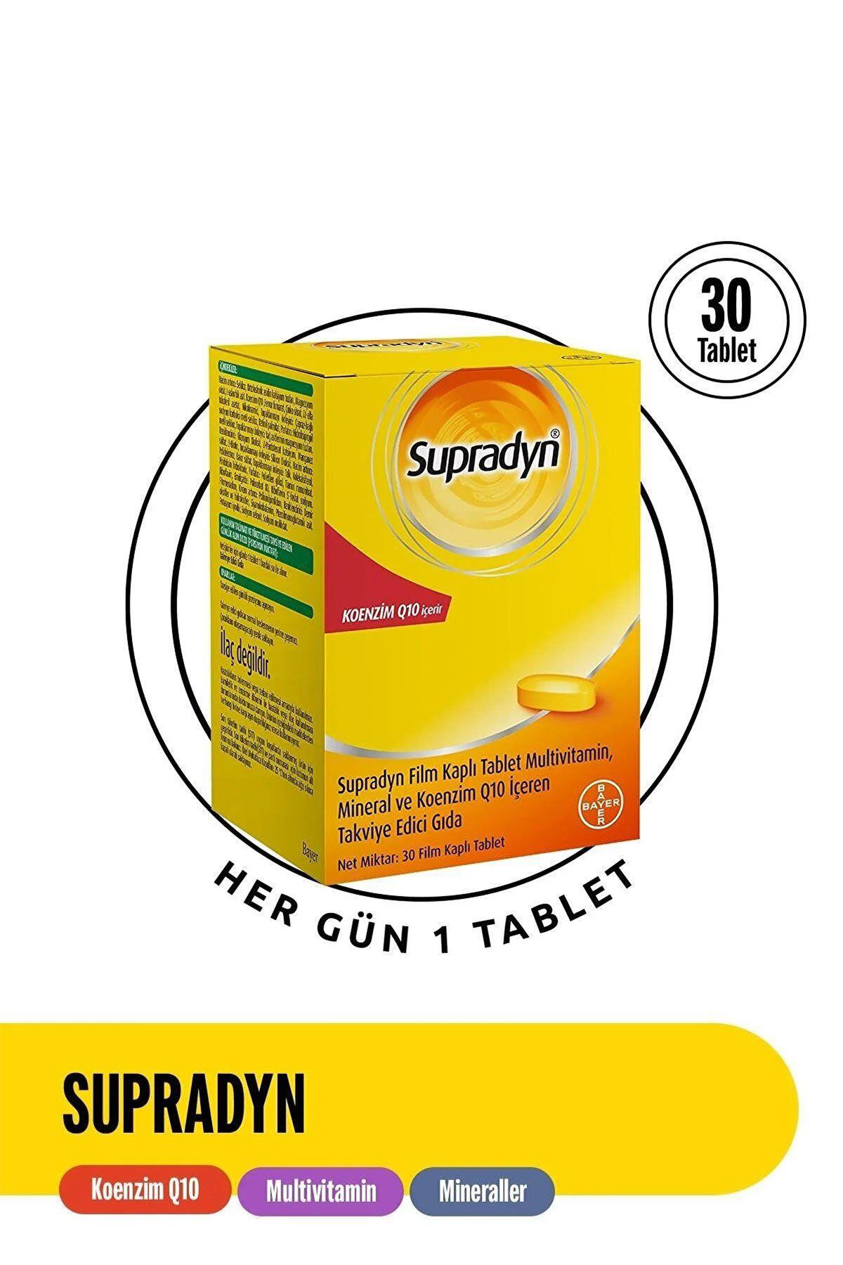 Supradyn Koenzim Q10 Aromasız Unisex Vitamin 30 Tablet