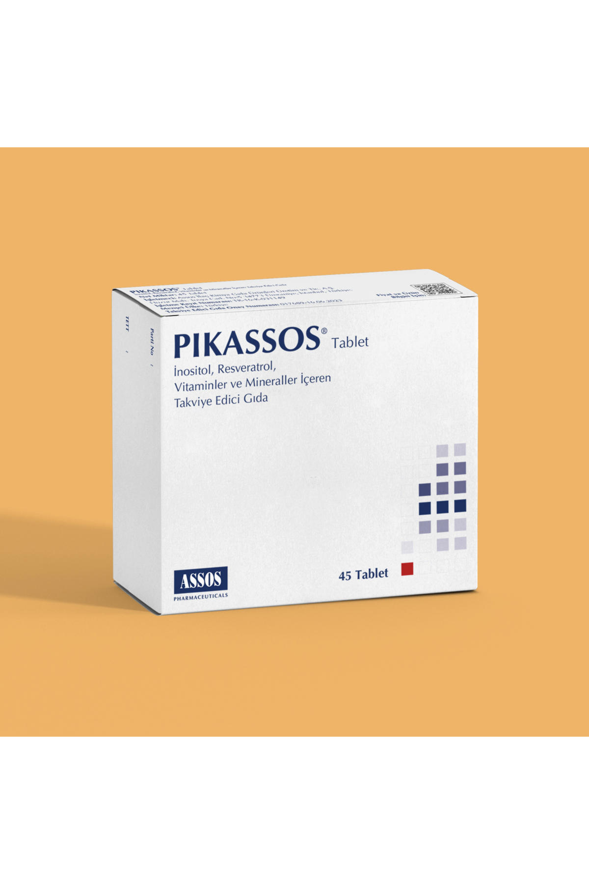 Assos Pıkassos Sade Unisex Vitamin 45 Tablet