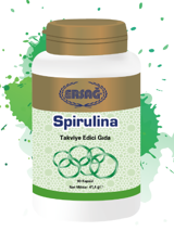 Ersağ Spirulina Sade Unisex Vitamin 90 Kapsül