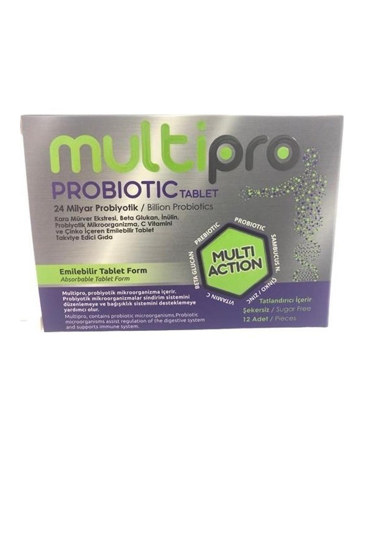 Multipro Çinko Aromalı Unisex Vitamin 12 Tablet