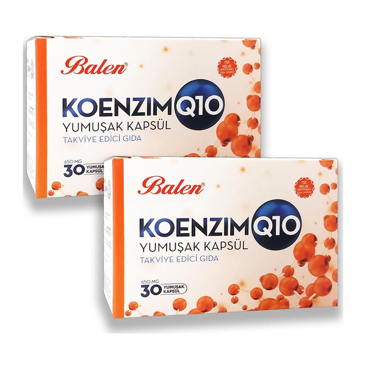 Balen Koenzim Q10 Sade Unisex Vitamin 30 Kapsül