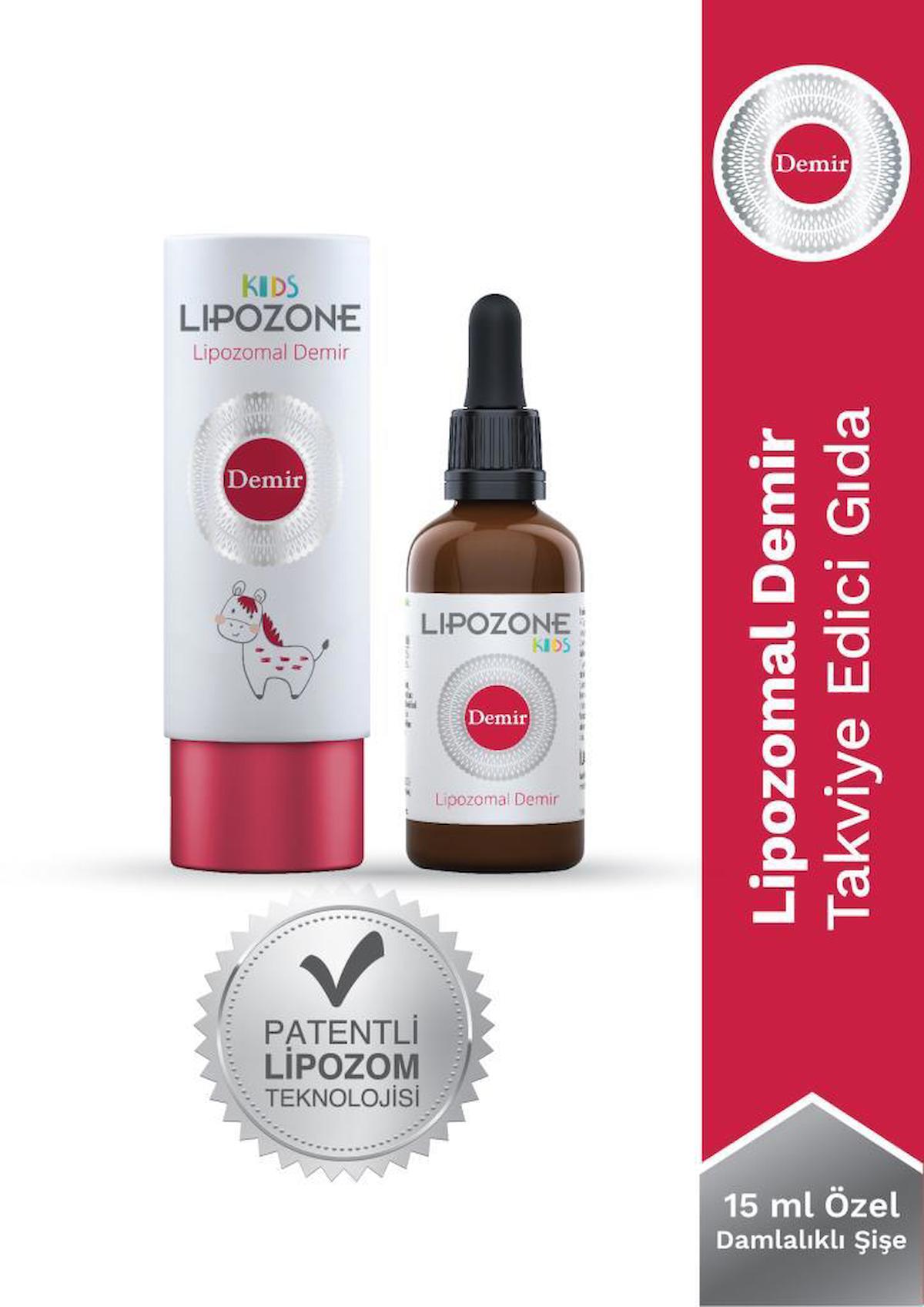 Lipozone Demır Aromasız Çocuk Vitamin 15 ml