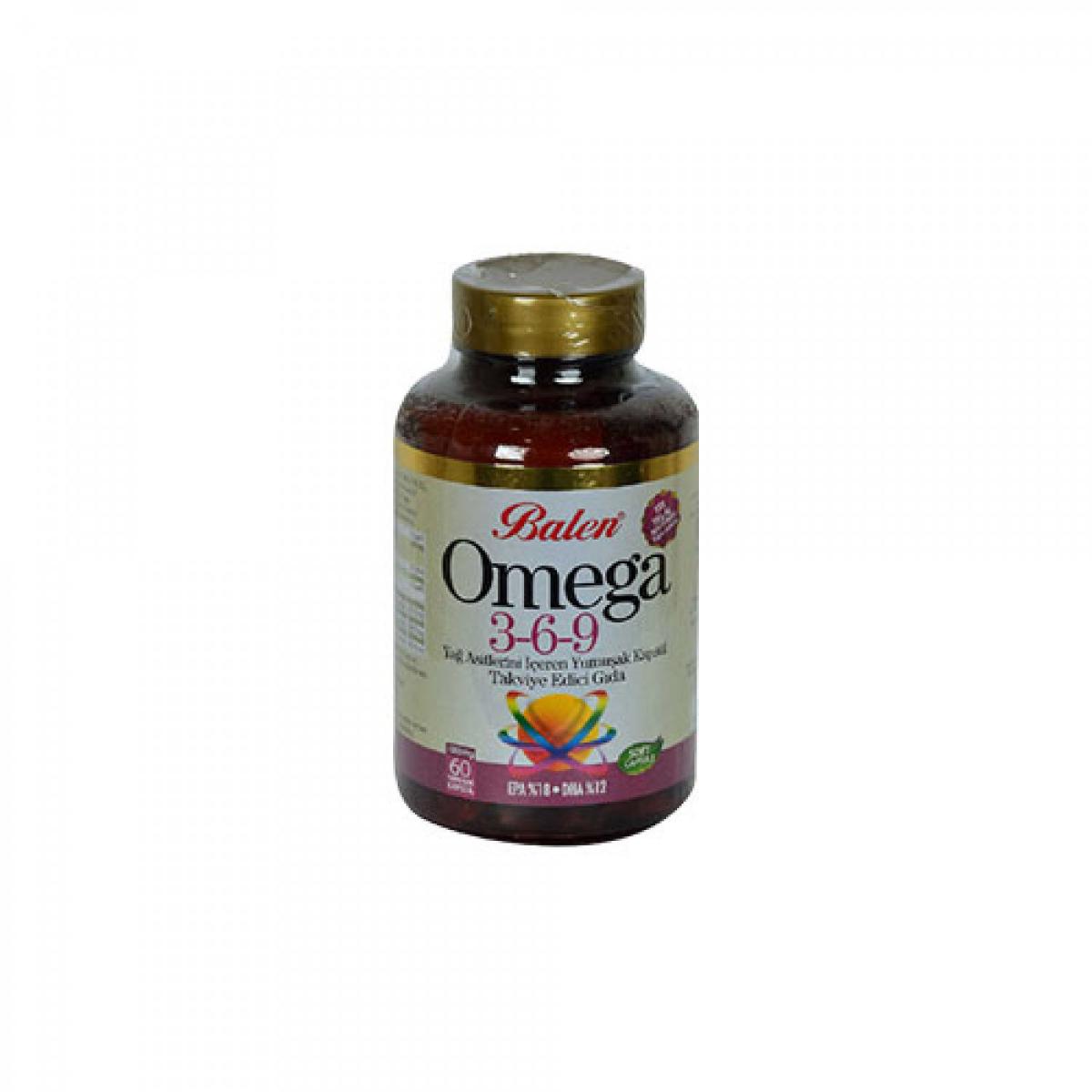 Balen Omega 3 Sade Unisex Vitamin 60 Kapsül