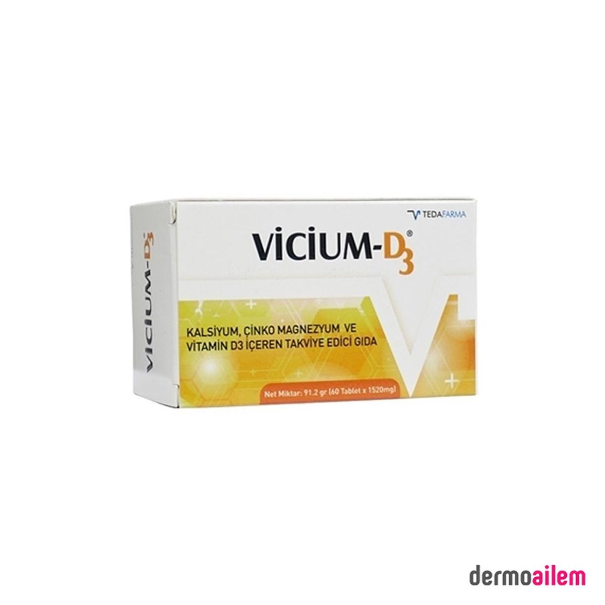 Tedafarma D3 Vitamini Unisex 60 Tablet