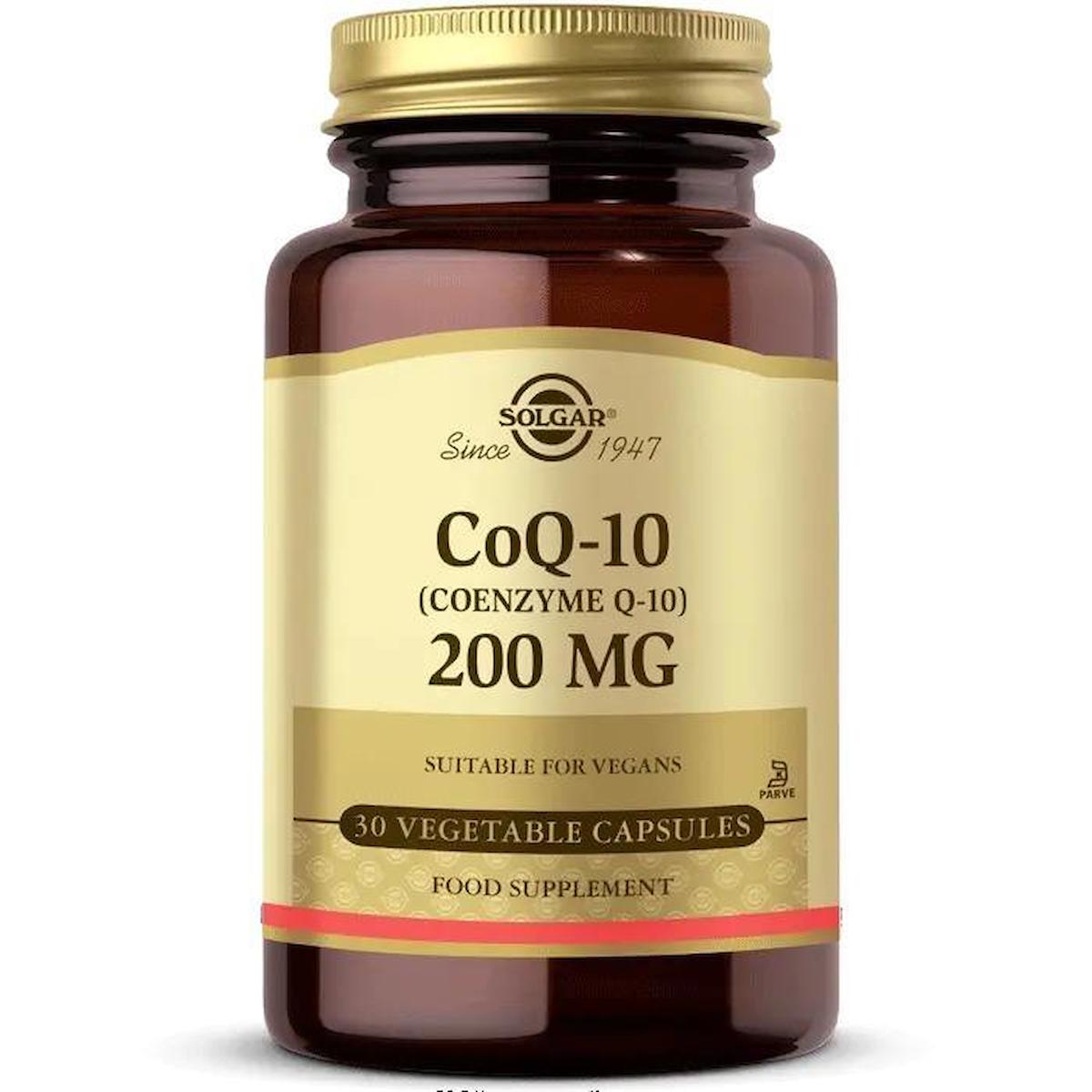 Solgar Coenzyme Q10 Aromasız Unisex Vitamin 30 Kapsül