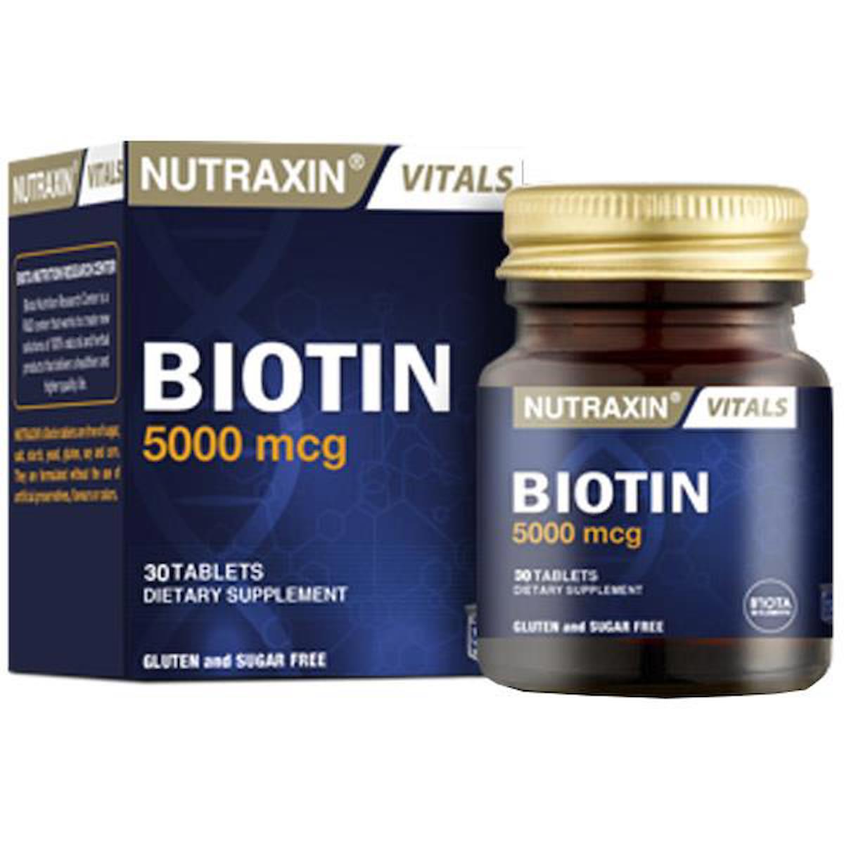 Nutraxin Biotin Sade Unisex Vitamin 30 Tablet