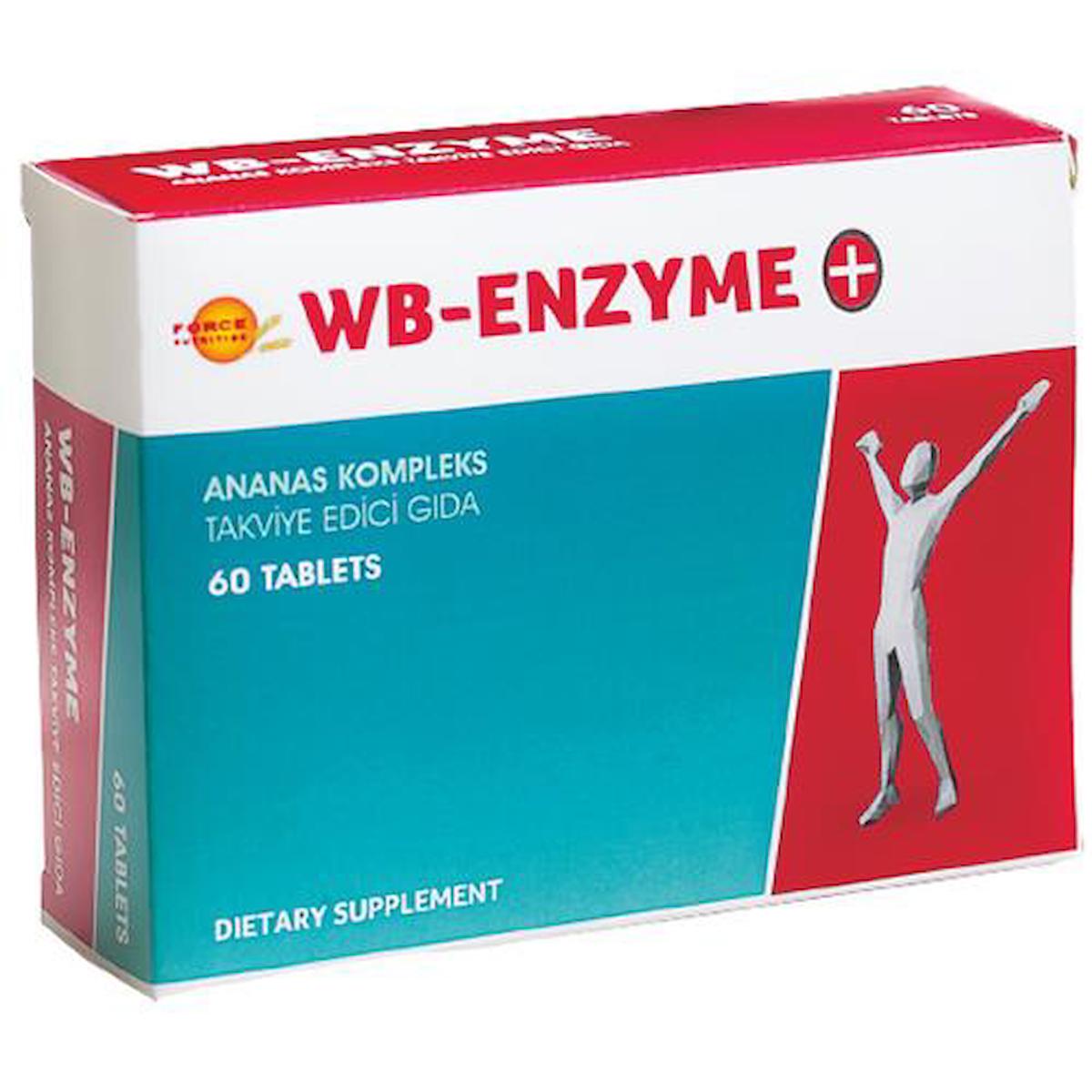 Force Nutrition Wb-Enzim Ananas Complex Unisex Vitamin 60 Tablet