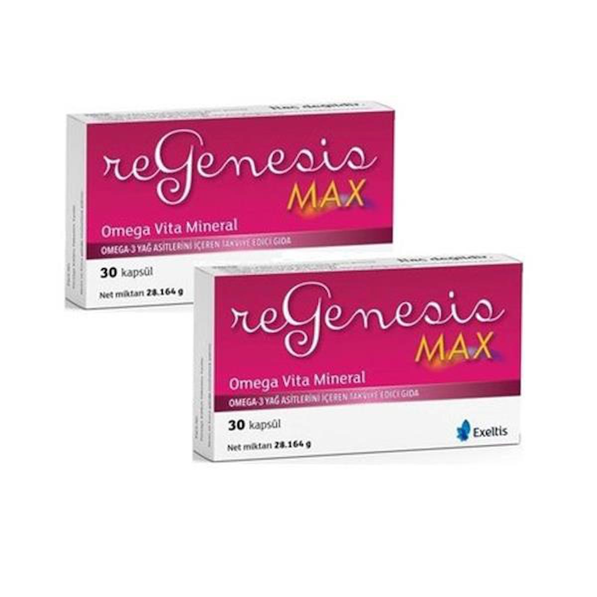 Regenesis Exeltis Aromasız Unisex Vitamin 2x30 Kapsül