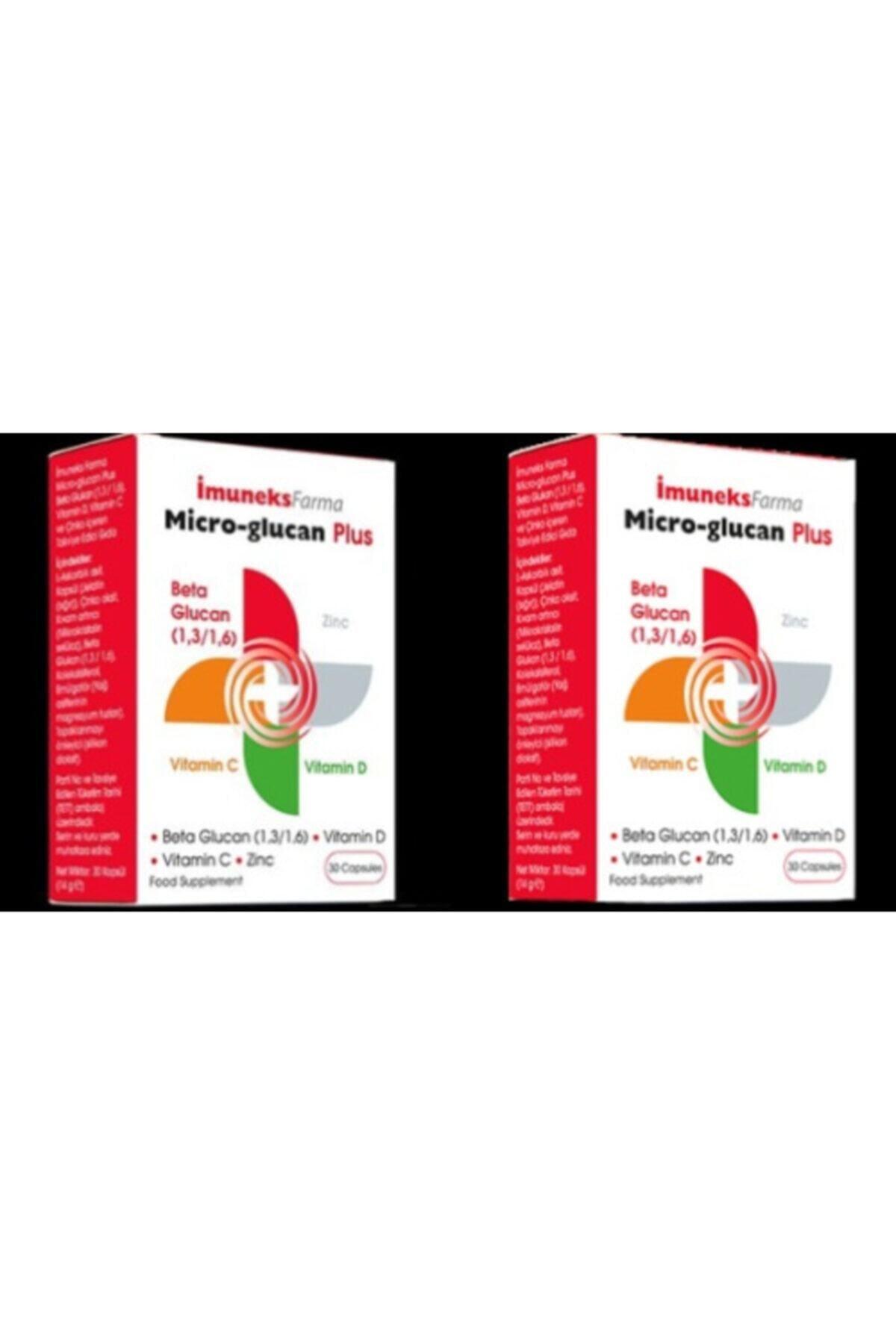 Imuneks Micro Glukan Plus Aromasız Unisex Vitamin 2x30 Kapsül