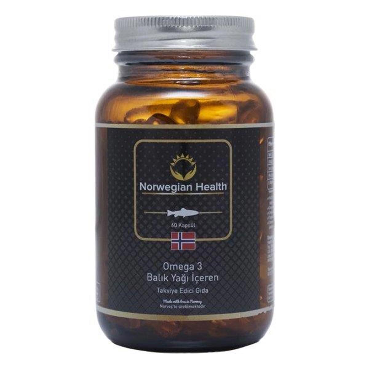 Norwegian Health Omega-3 Sade Unisex Vitamin 60 Kapsül