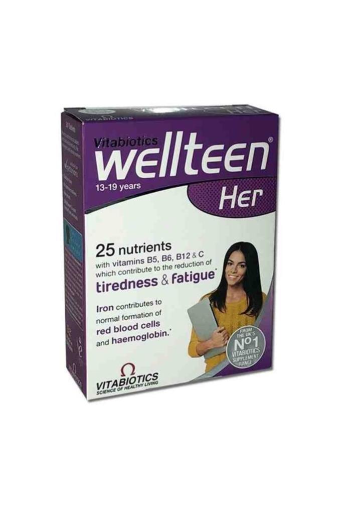 Vitabiotics Wellteen Aromasız Kadın Vitamin 30 Tablet