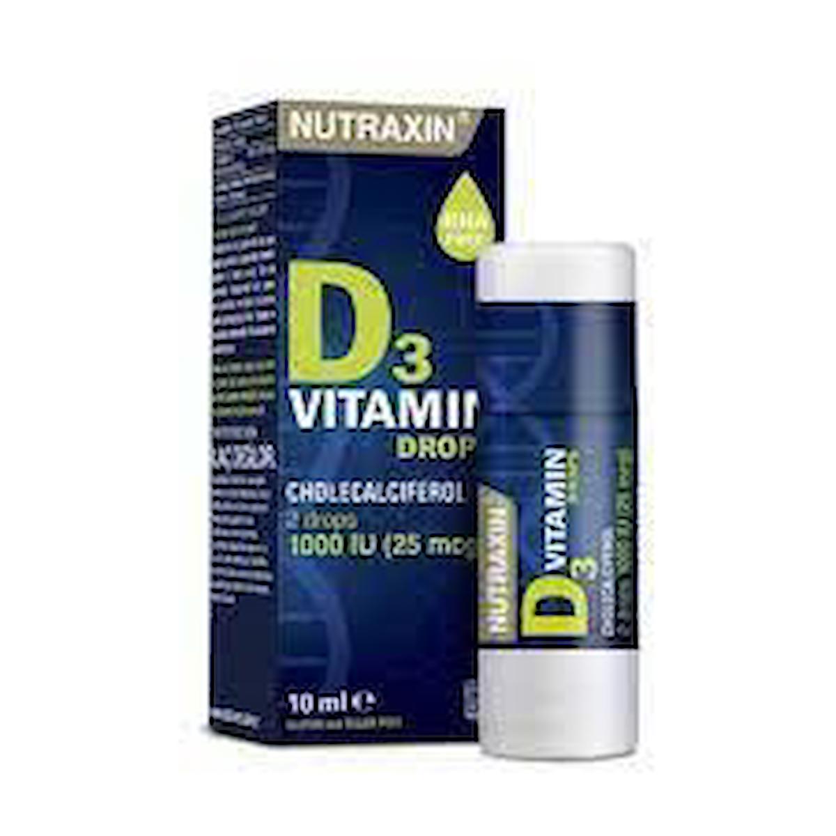 Nutraxin Plus Vitamin D3 Aromasız Unisex 10 ml