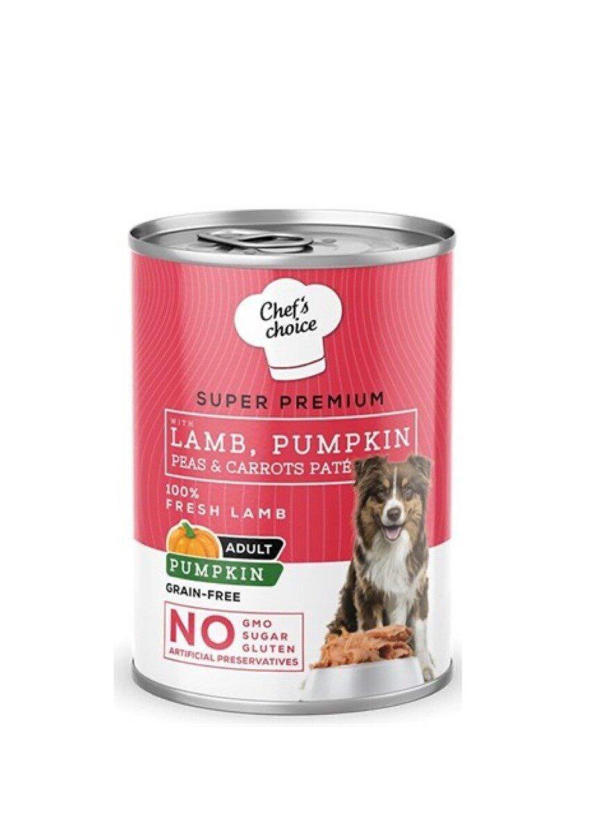 Chef's Choice Super Premium Bal Kabaklı ve Kuzu Etli Ezme Yetişkin Yaş Köpek Maması 400 gr Tekli