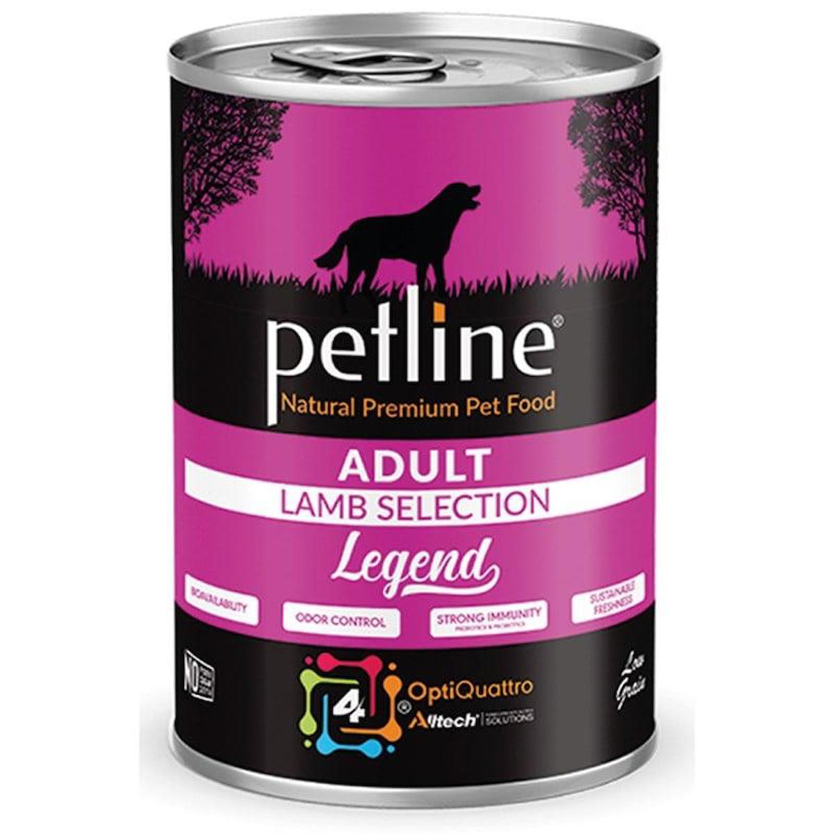 Petline Super Premium Kuzu Etli Yetişkin Yaş Köpek Maması 400 gr Tekli