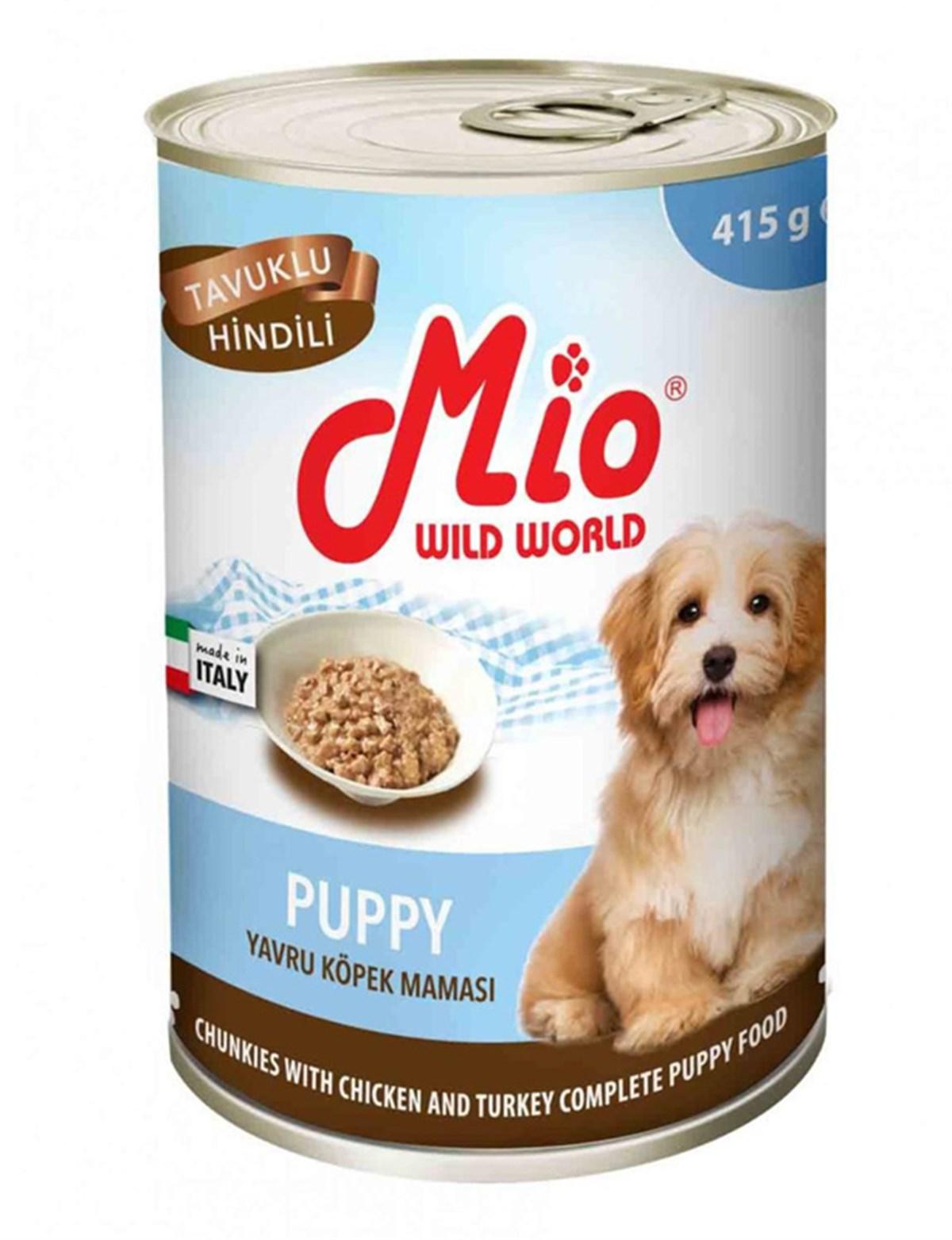 Mio Chunks In Gravy Hindili ve Tavuklu Yavru Yaş Köpek Maması 415 gr Tekli