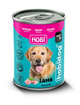 Hobi Hobi Dog Kuzu Etli Yetişkin Yaş Köpek Maması 400 gr Tekli