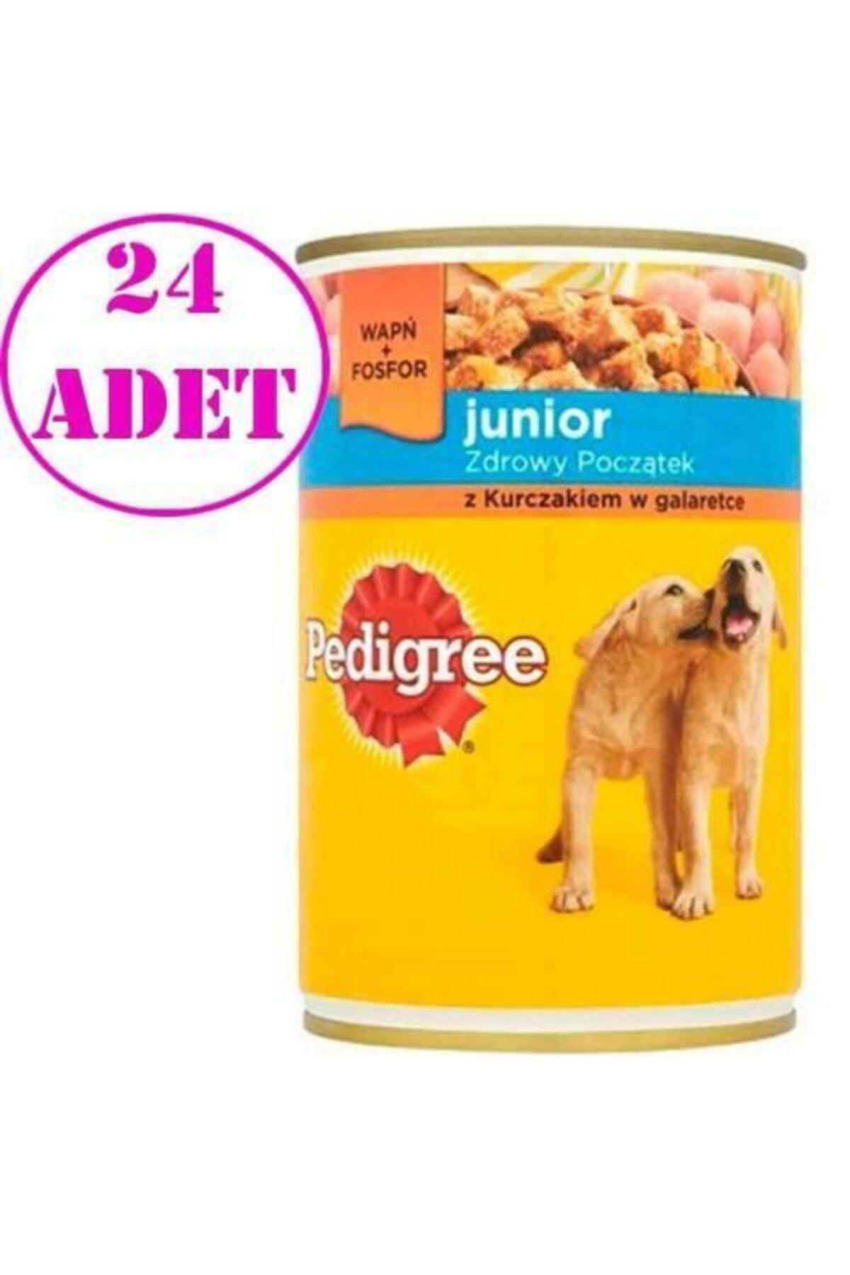 Pedigree Junior Tavuklu Yavru Yaş Köpek Maması 400 gr 24'lü