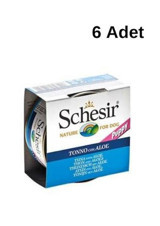 Schesir Aleovera ve Balıklı Yavru Yaş Köpek Maması 150 gr 6'lı