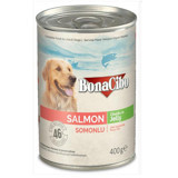 Bonacibo Chunks In Jelly Somonlu Jöleli Yetişkin Yaş Köpek Maması 400 gr Tekli