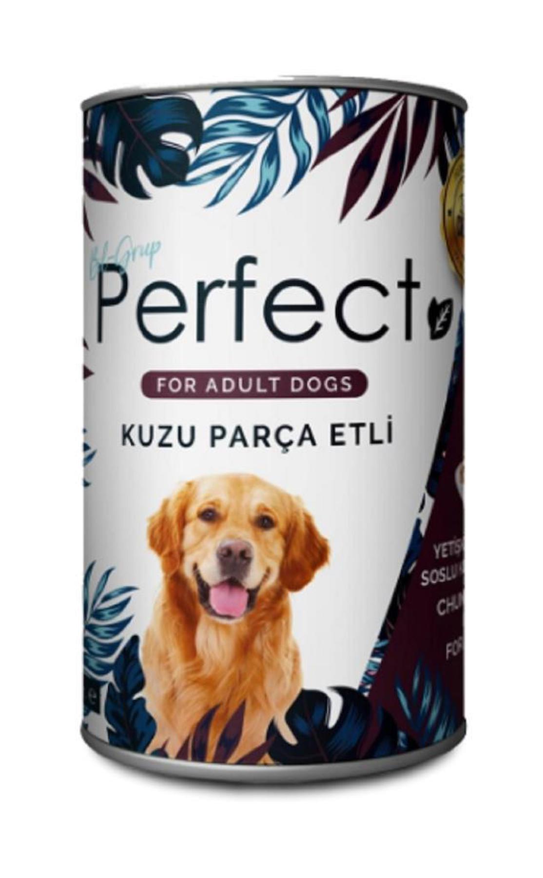 Perfect Kuzu Etli Yaş Köpek Maması 415 gr Tekli