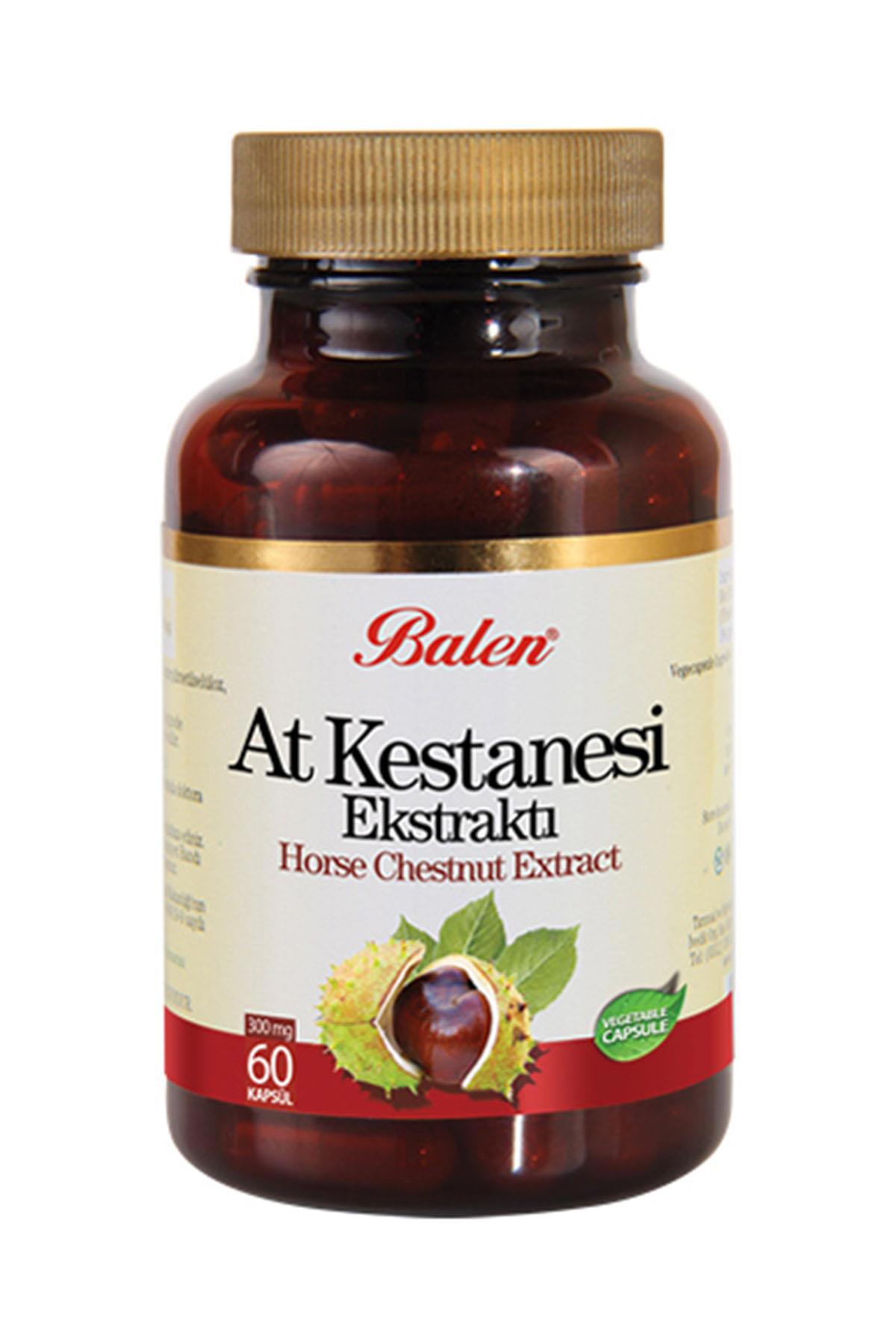 Balen At Kestanesi Aromalı Yetişkin Bitkisel Besin Desteği 60 Kapsül