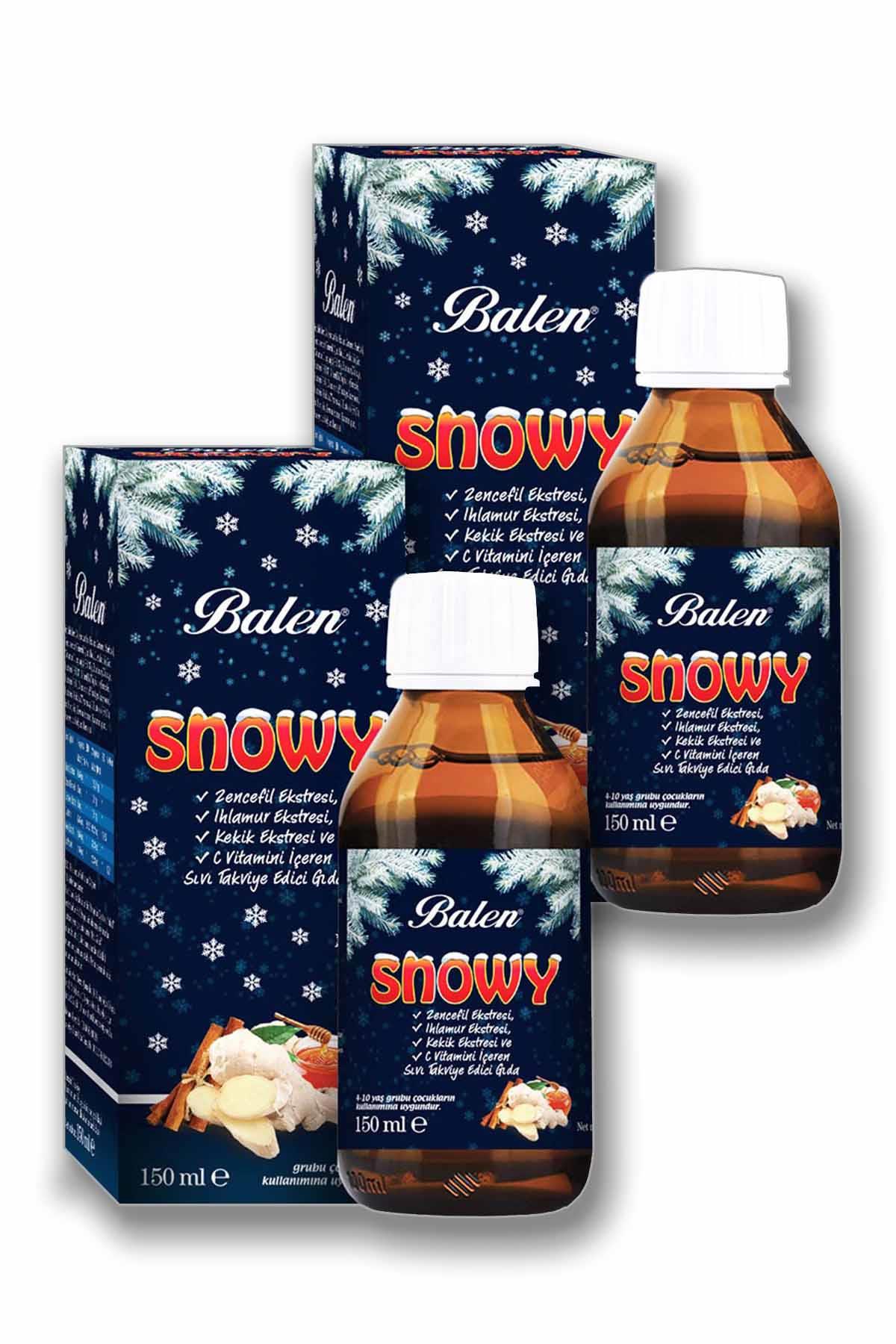 Balen Snowy Zencefil - Ihlamur Aromalı Yetişkin Bitkisel Besin Desteği 150 ml
