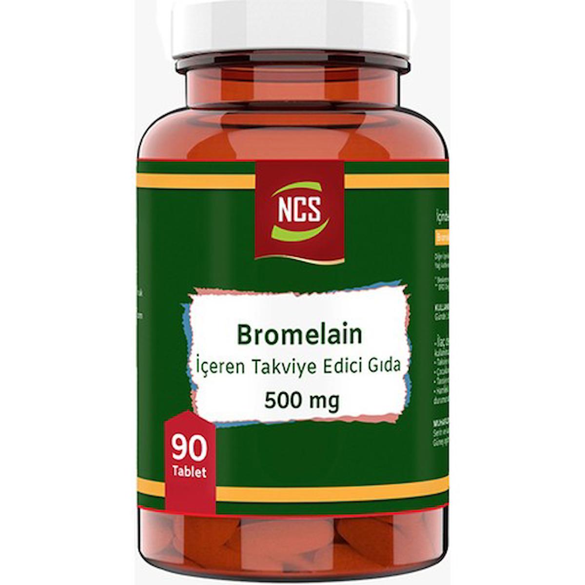 Ncs Bromelain Sade Yetişkin Bitkisel Besin Desteği 90 Tablet