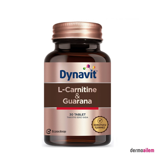 Eczacıbaşı L-Carnitine&Guarana Sade Yetişkin Bitkisel Besin Desteği 30 Tablet