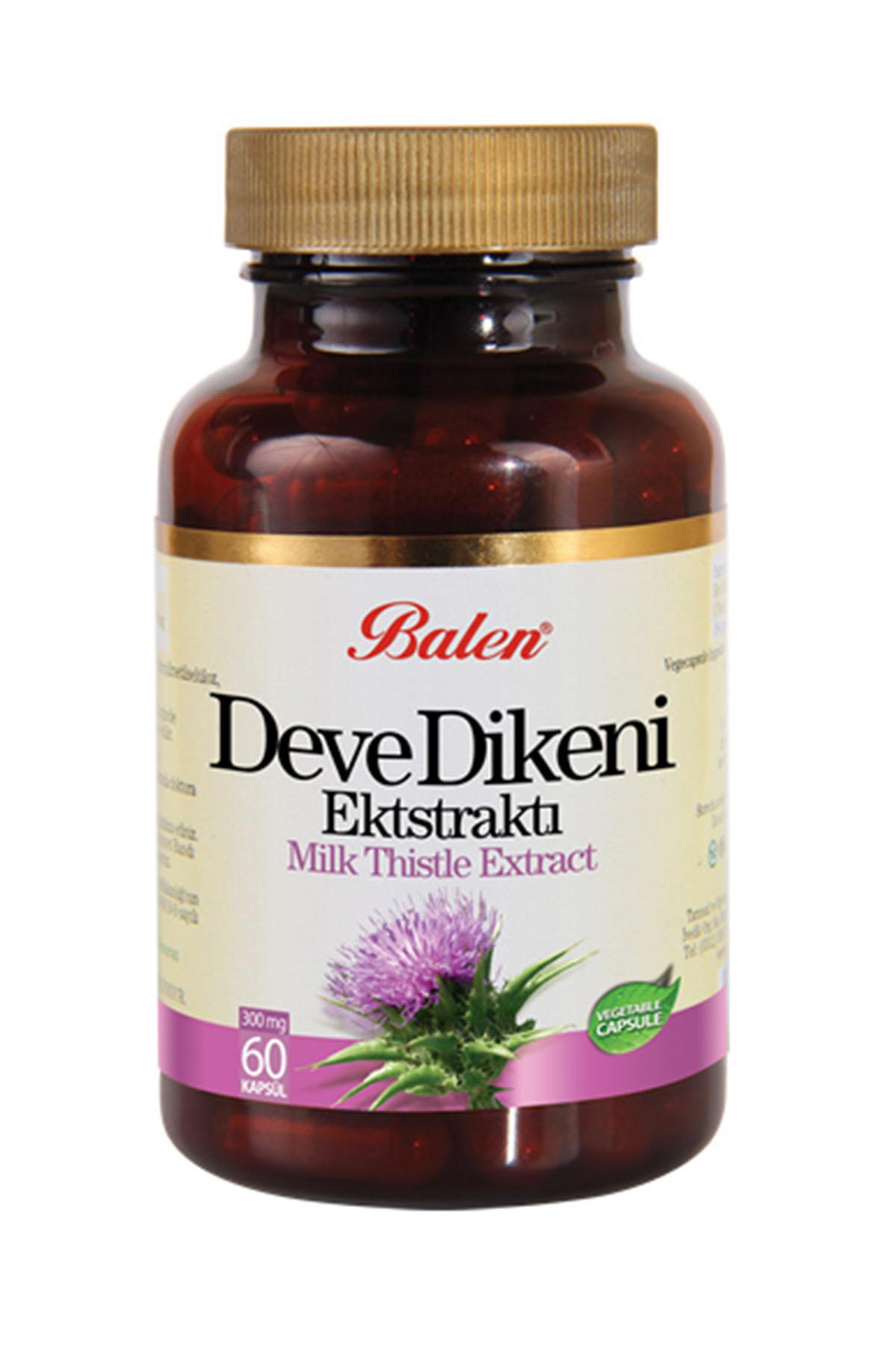 Balen Deve Dikeni Aromalı Yetişkin Bitkisel Besin Desteği 60 Kapsül