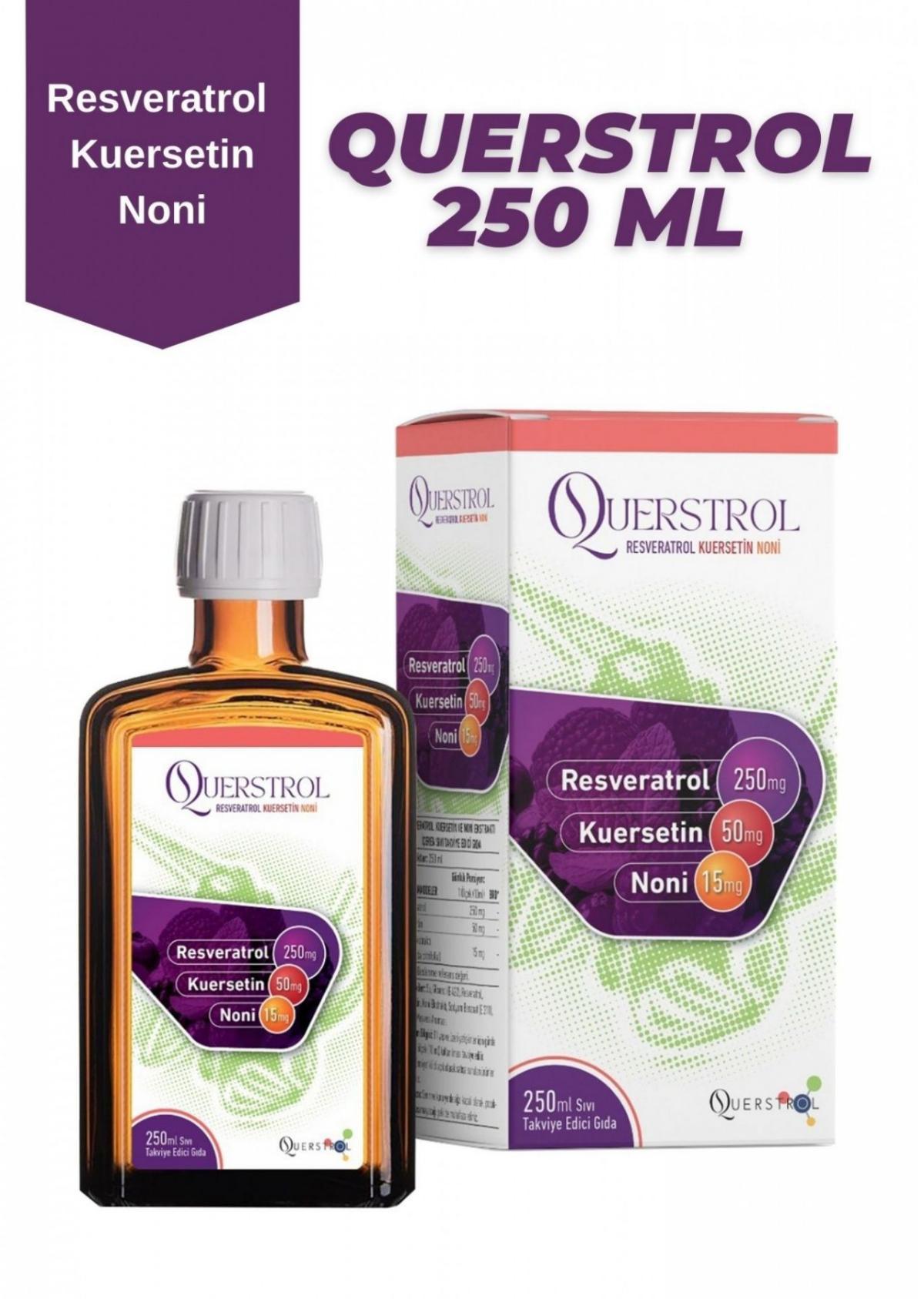 Querstrol Querstrol Aromalı Yetişkin Bitkisel Besin Desteği 250 ml