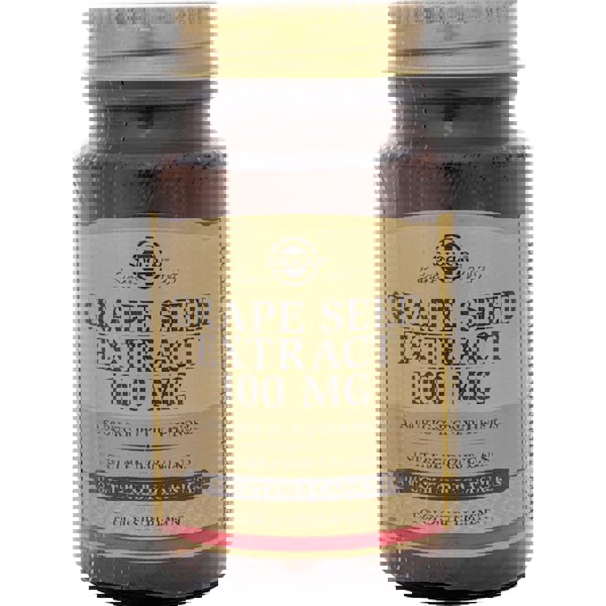 Solgar Grape Seed Extract Aromasız Yetişkin Bitkisel Besin Desteği 30 Kapsül