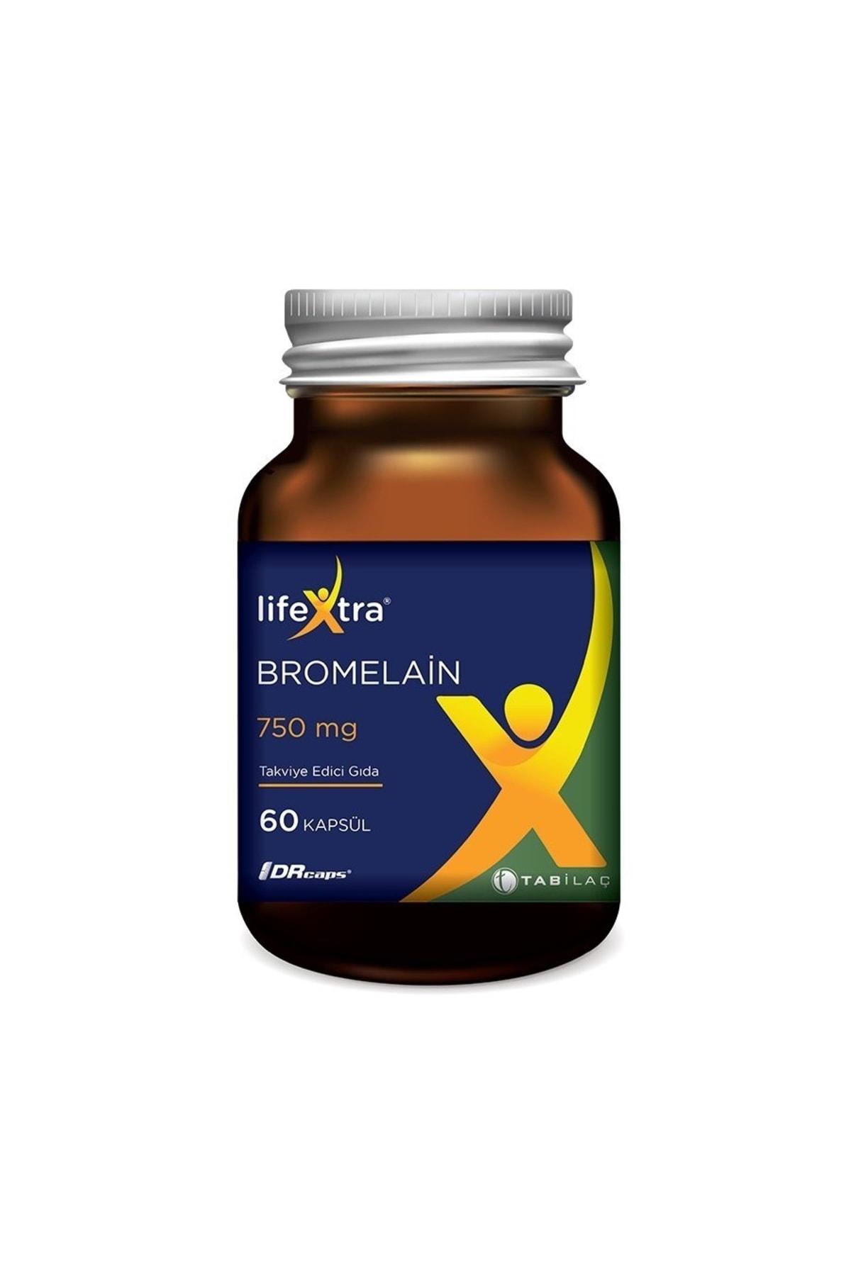 Tab İlaç Bromelain Aromasız Yetişkin Bitkisel Besin Desteği 60 Tablet