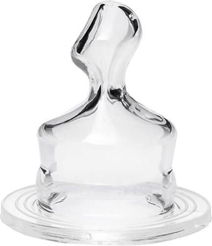 Bambino T154 Silikon 6-18 Ay Yavaş Akışlı Dar Ağızlı Damaklı Biberon Emziği