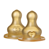 Bibs Baby Bottle Silikon Yenidoğan 0+ Ay Yavaş Akışlı Dar Ağızlı Biberon Emziği