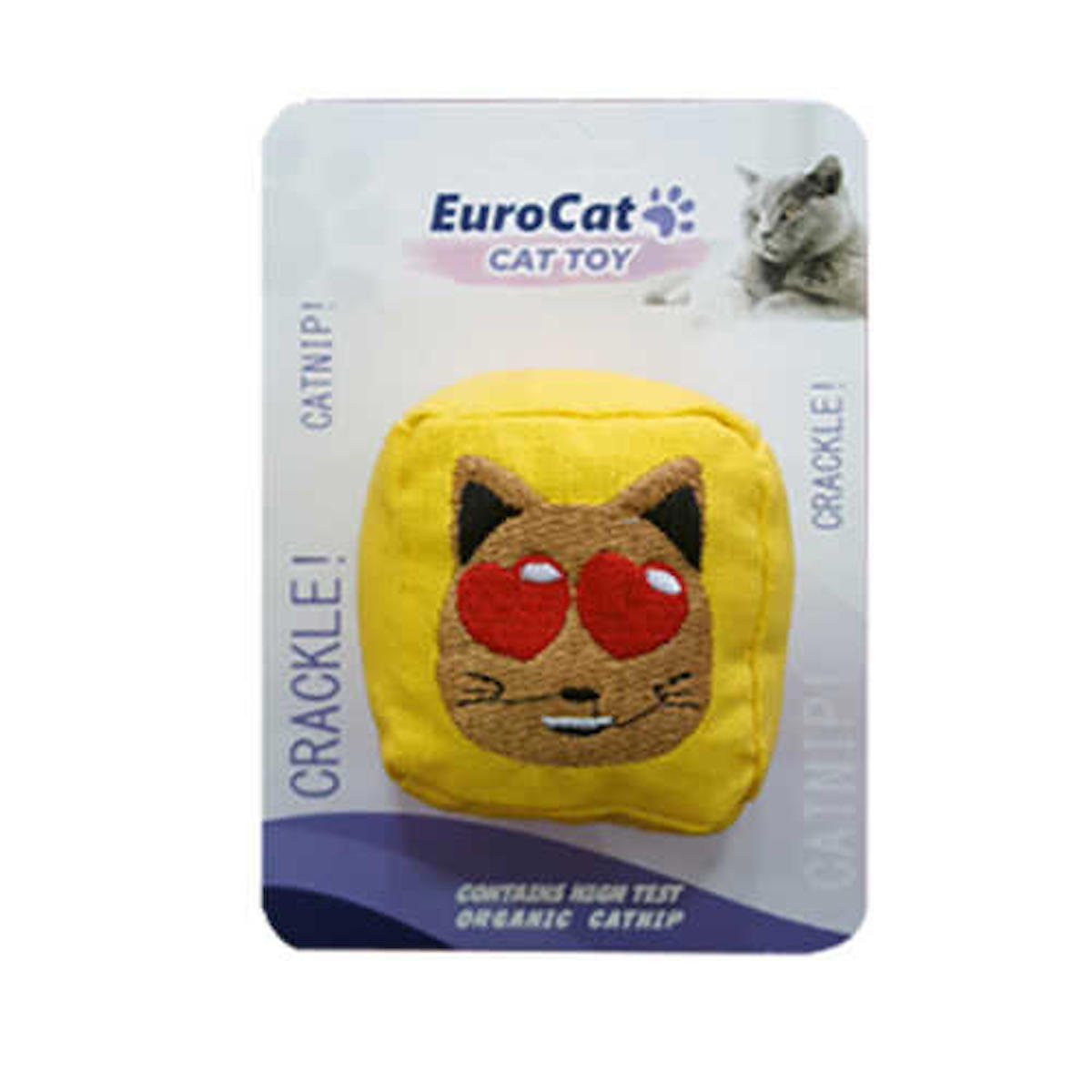 Eurocat Kedi Otlu Isırma Yavru-Yetişkin Küp Kedi Oyuncağı